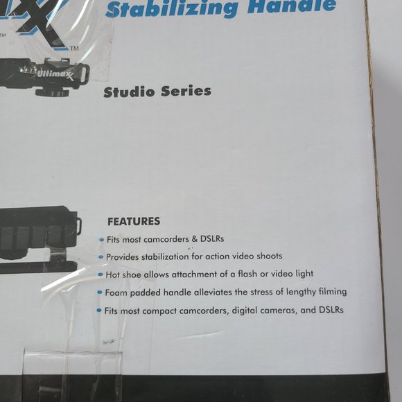 UltiMaxx Professional Video Stabilizing Handle Studio Series DSLR GoPro Cameras - Picture 3 of 5